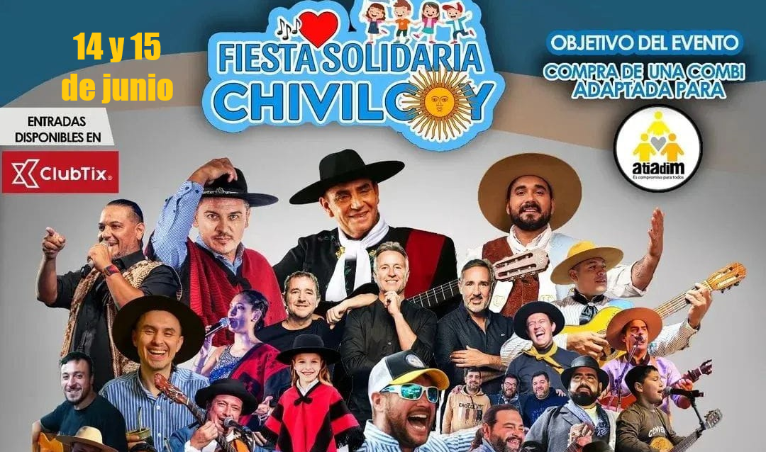 Mega Fiesta Solidaria Chivilcoy con artistas nacionales top