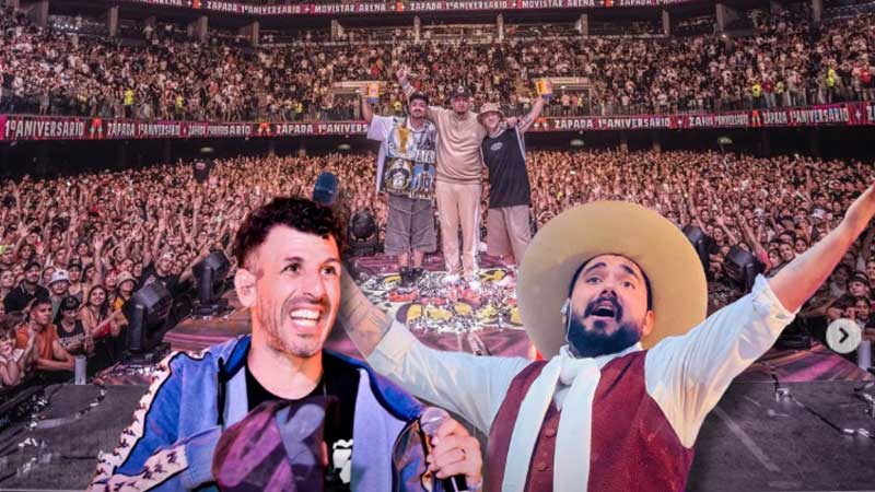 Impactante Zapada: Lázaro Caballero sorprendió en el Movistar Arena junto a "Un Poco de Ruido"